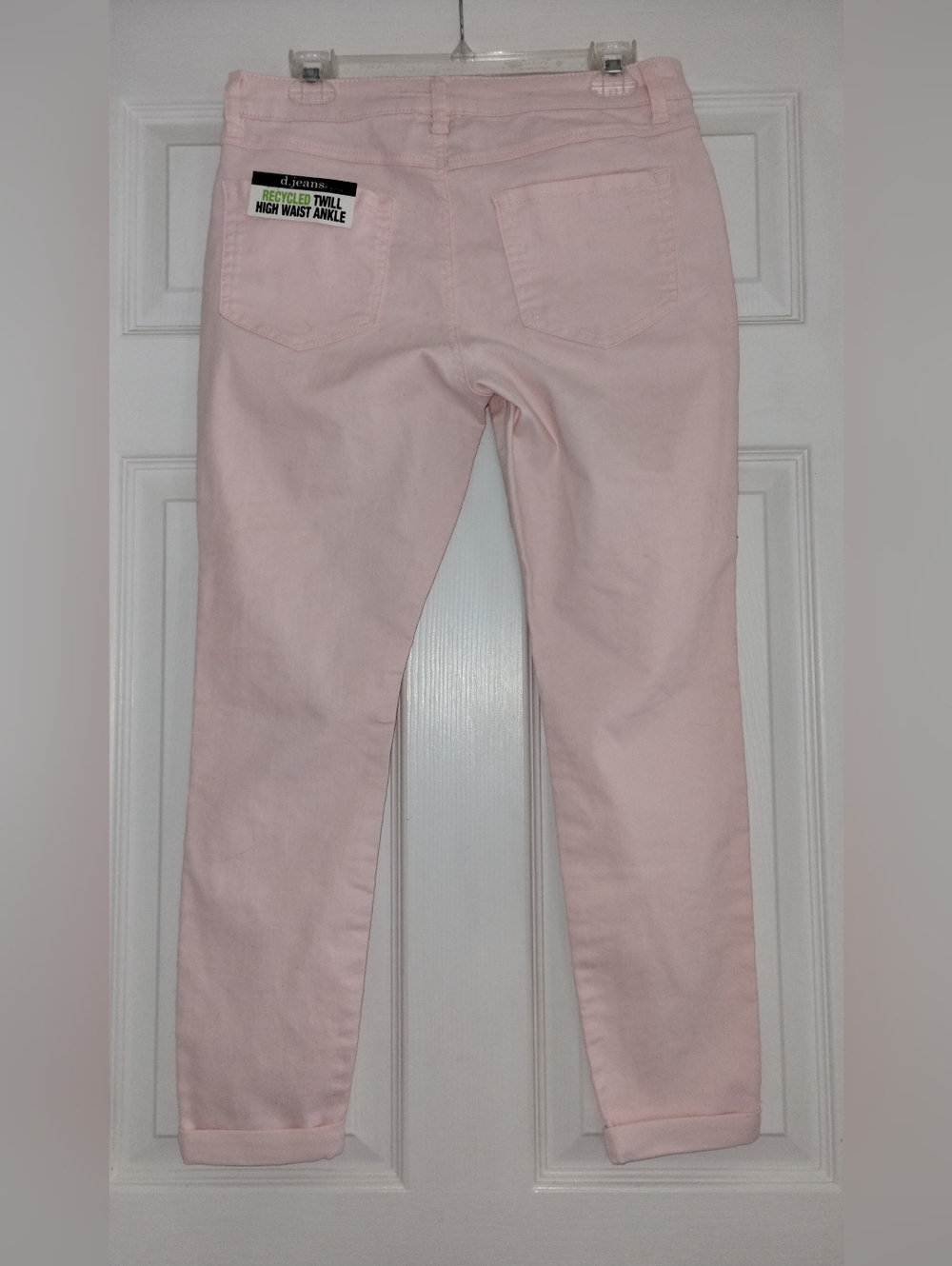 d.jeans Pale Pink High Waist Ankle Jeans - Picture 2 of 9